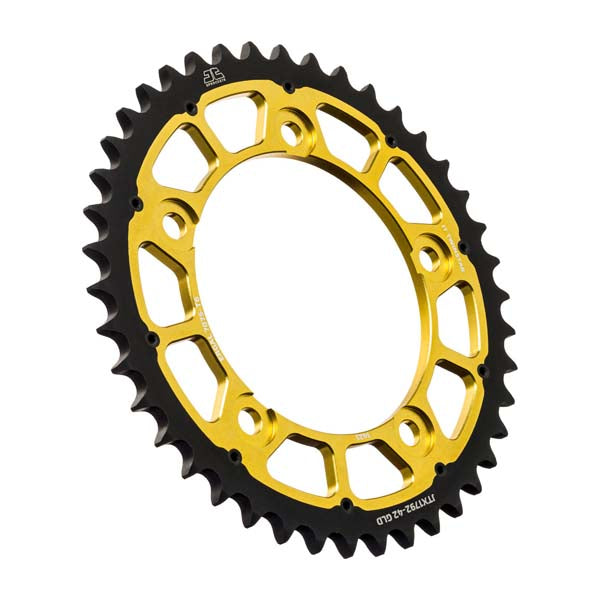 JT 1792 TWINSTAR REAR SPROCKET 42 TEETH GOLD JTX1792.42GLD