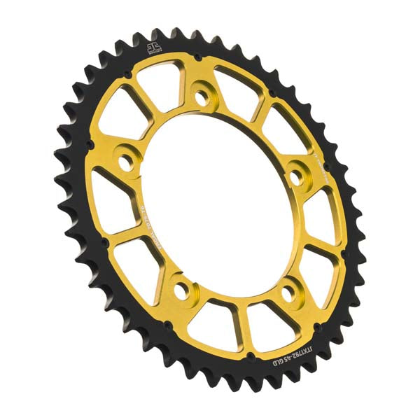 JT 1792 TWINSTAR REAR SPROCKET 45 TEETH GOLD JTX1792.45GLD