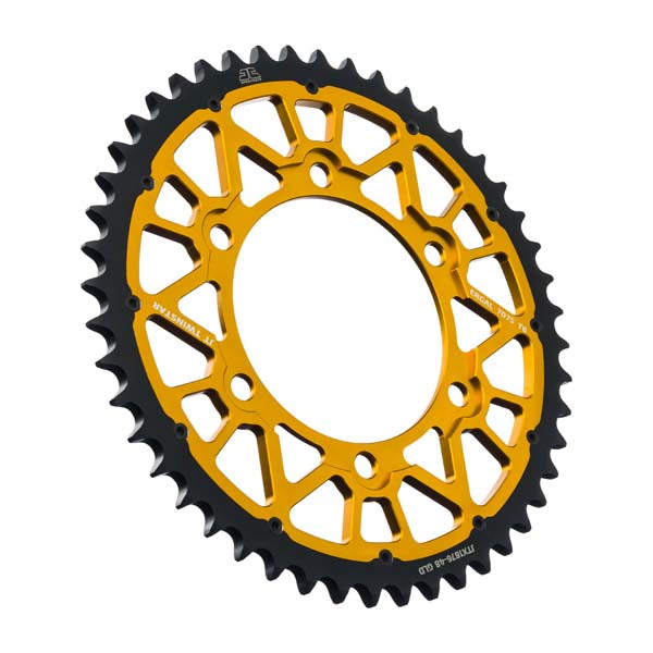 JT 1876 TWINSTAR REAR SPROCKET 48 TEETH GOLD JTX1876.48GLD