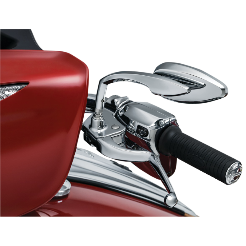 KURYAKYN TEARDROP MIRRORS, CHROME PN 1707 KUR1707