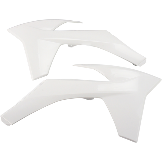 ACERBIS KTM MULTIFIT WHITE RADIATOR SHROUD 2205440002