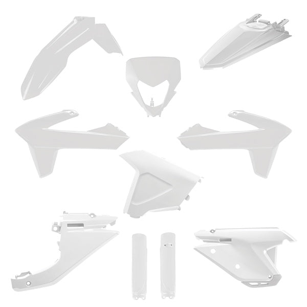 POLISPORT PLASTIC KIT COMP WH SHERCO 91623