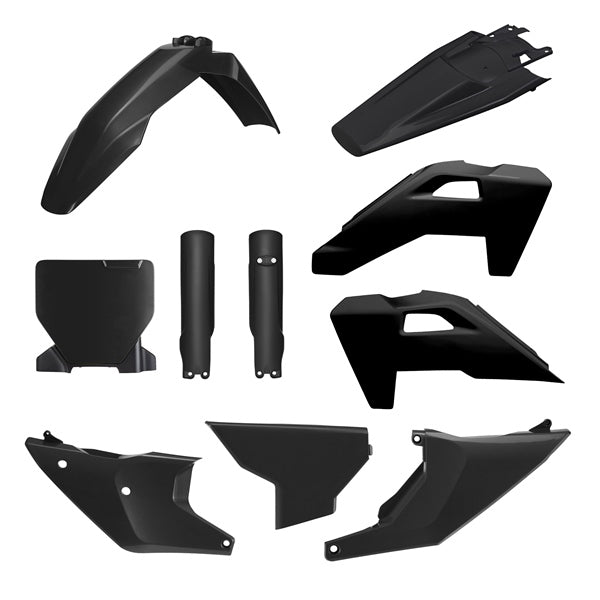 POLISPORT PLASTIC KIT COMP BK HUSQV 91644
