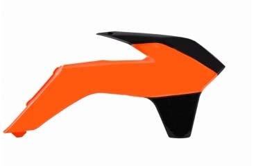 POLISPORT RADIATOR SCOOPS 85 SX OG/BK KTM 8416700001