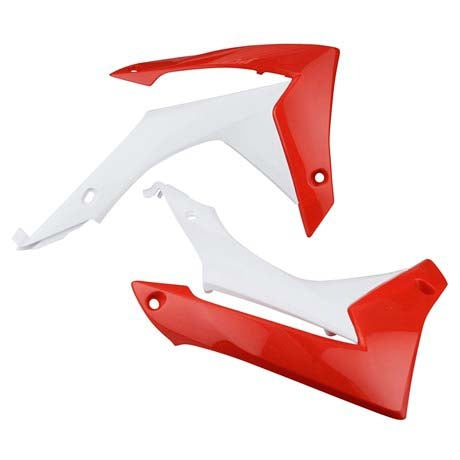 POLISPORT RADIATOR SCOOPS RD/WH HON POLISPORT 8417100001
