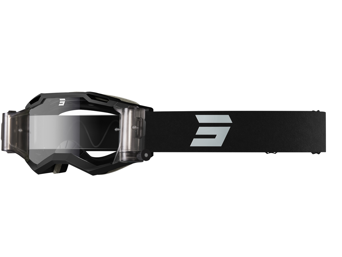 SHOT IRIS 2.0 GOGGLE TECH BLACK ROLL-OFF 244-03296