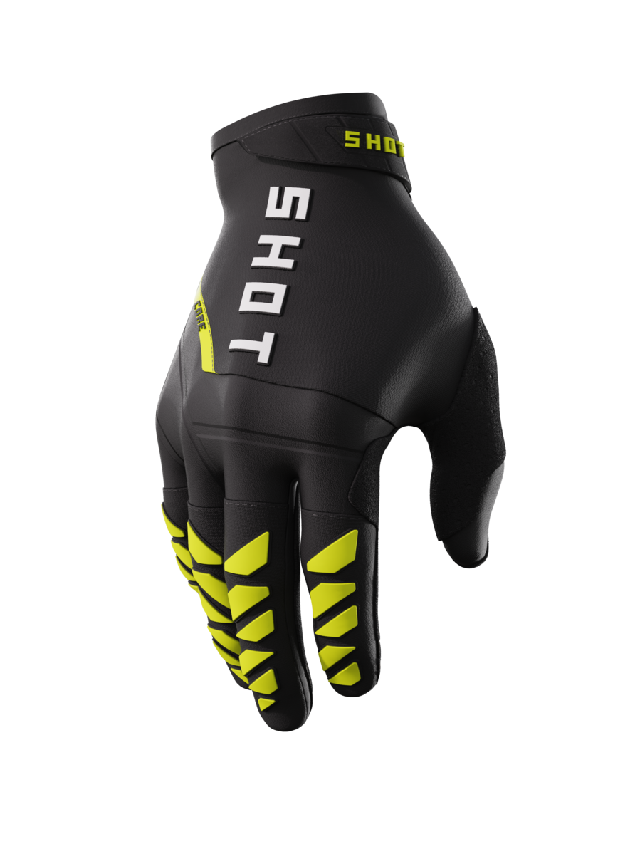 SHOT CORE GLV NEON YEL S 244-03645