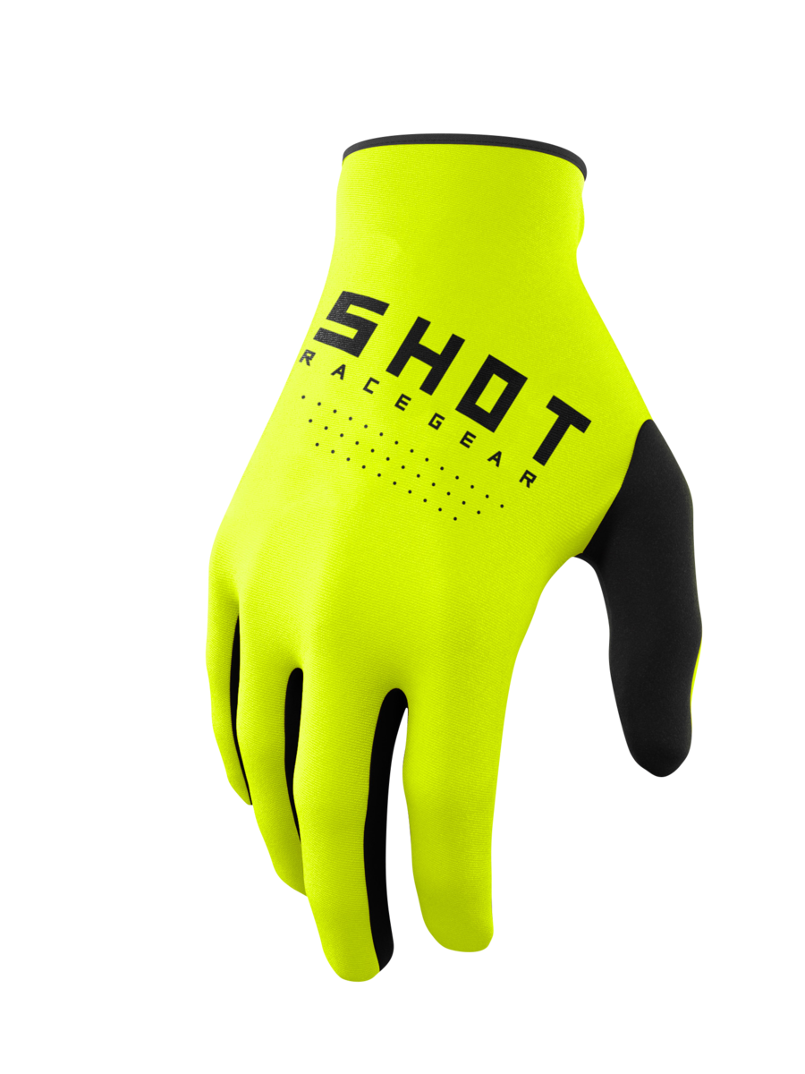 SHOT RAW BURST GLV NEON YEL XL 244-03663