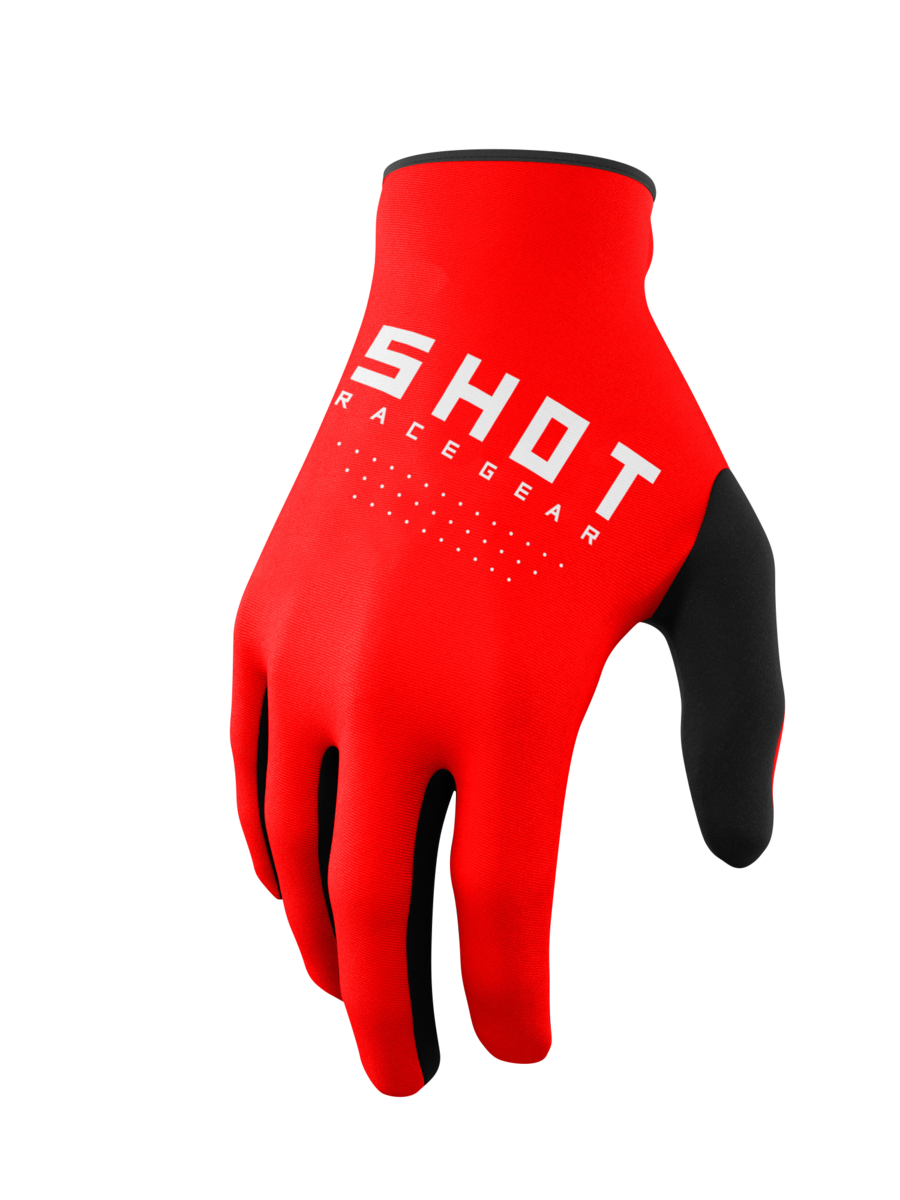 SHOT RAW BURST GLV RED XL 244-03673