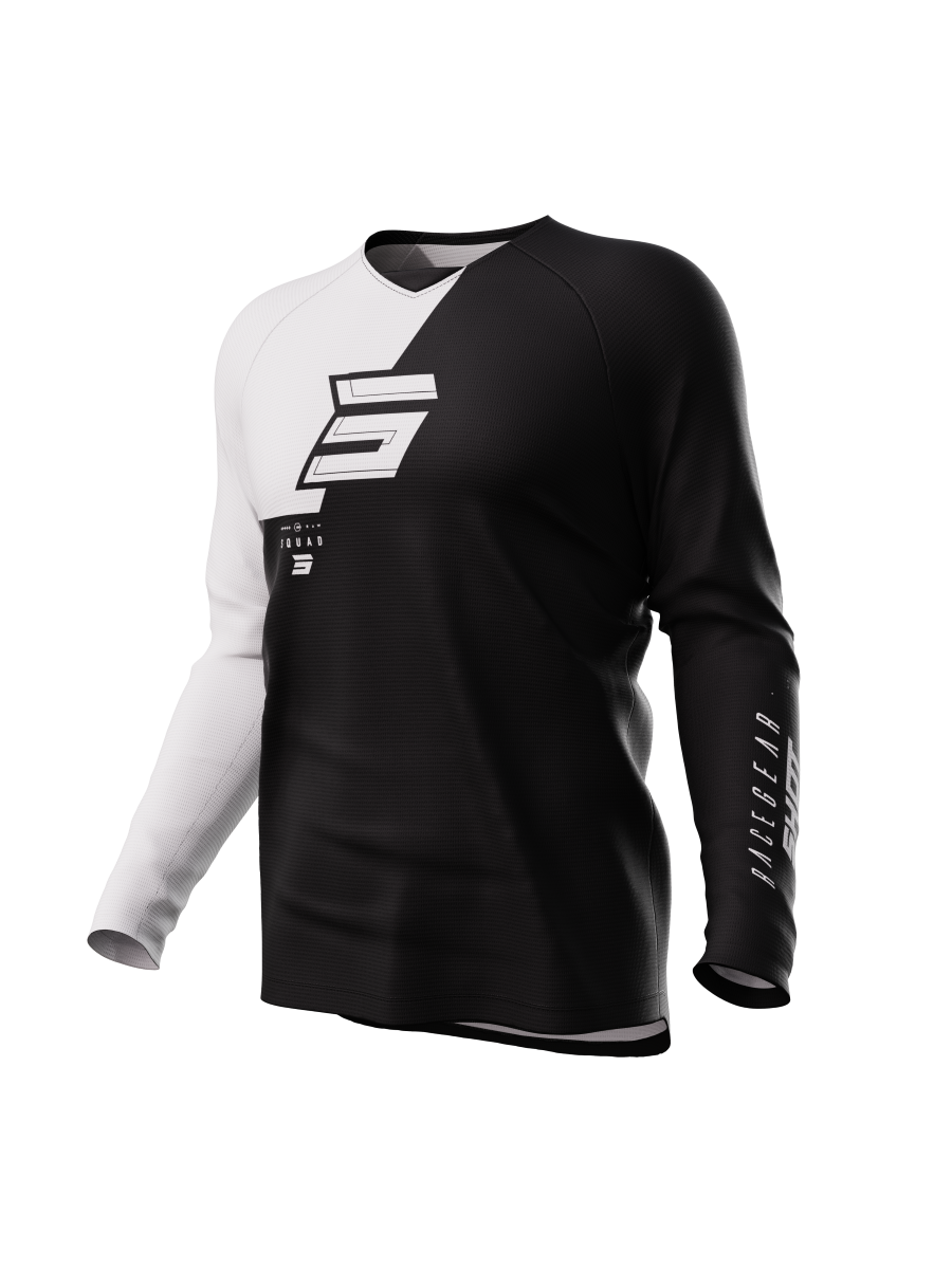 SHOT RAW SQUAD JSY BLK 2XL 244-04100