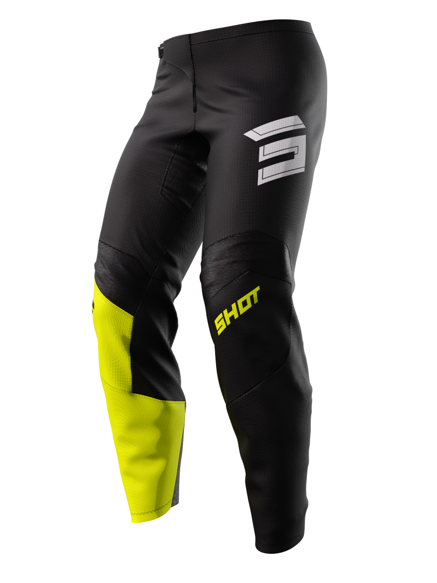 SHOT RAW SQUAD PANT NEON YEL 30 244-04102