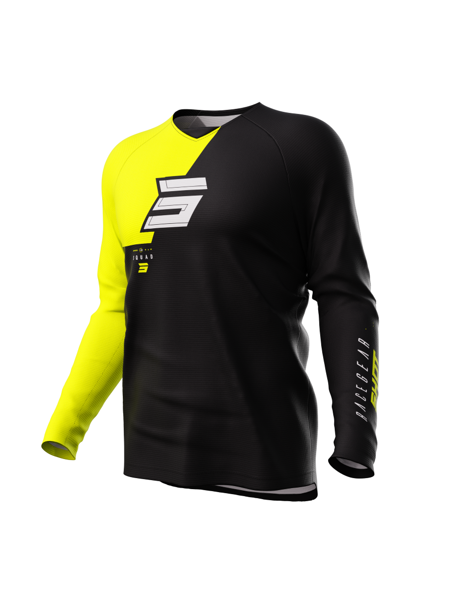 SHOT RAW SQUAD JSY NEON YEL XL 244-04110