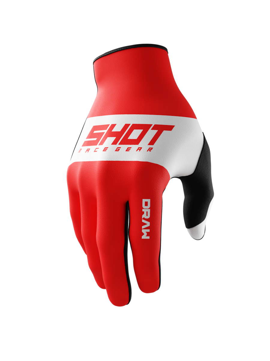 SHOT DRAW SKY GLV RED 2XL 244-04673