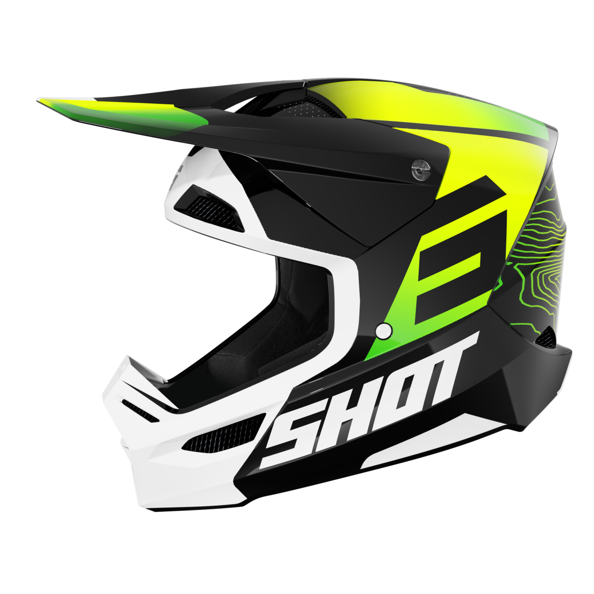 SHOT FURIOUS APEX GLOSSY NEON YEL XL 244-04708
