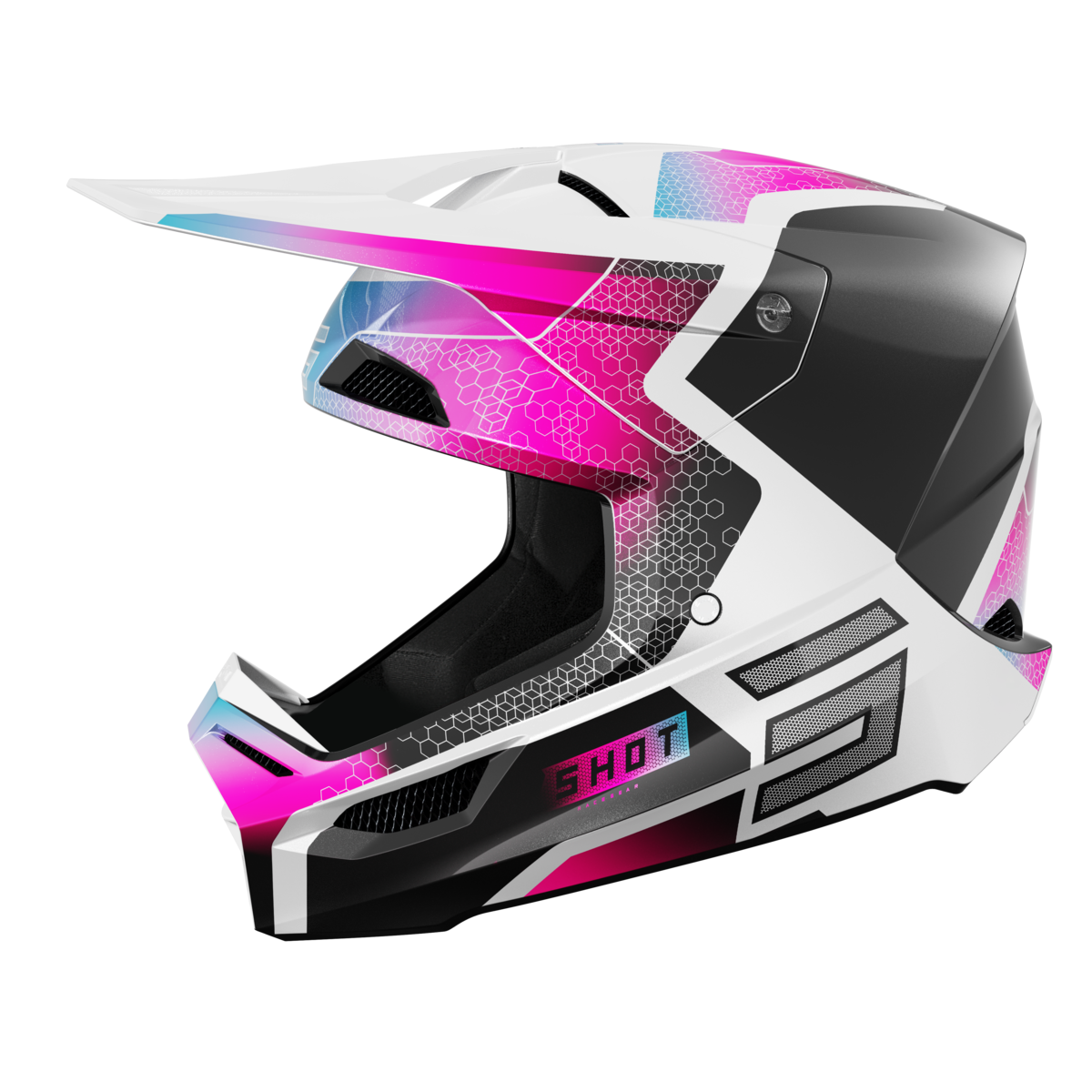 SHOT FURIOUS KID PHASER BLK/BLU/PINK GLOSS S 244-04740