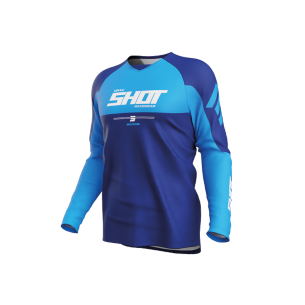 SHOT DRAW PRIVATE BLUE JSY MD 244-05066