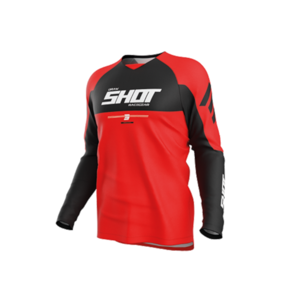 SHOT DRAW PRIVATE RED JSY XL 244-05088