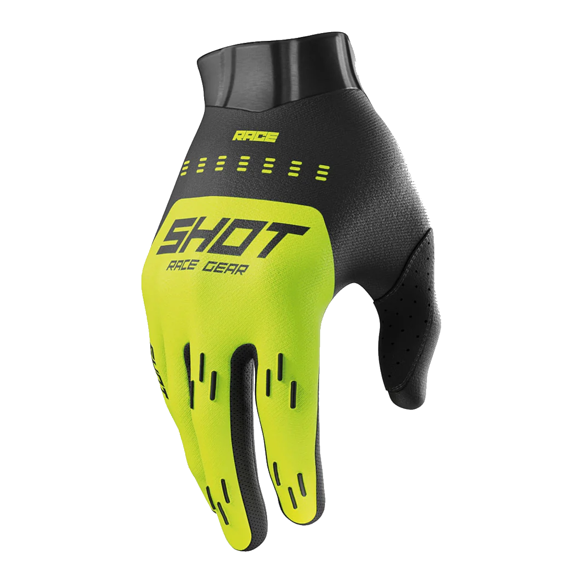SHOT RACE EVO KID GLV NEON YEL 6/7 244-05155