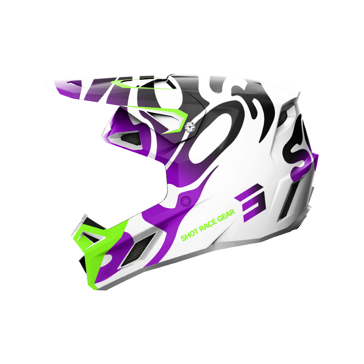 SHOT HELM SPEED GHOST PURP GLOSSY L 244-05320