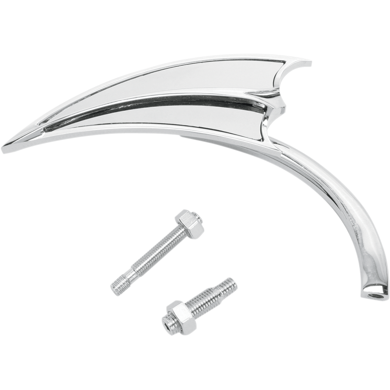 ARLEN NESS SCOOP TRIANGLE MIRROR RIGHT CHROME (EA) 13-061
