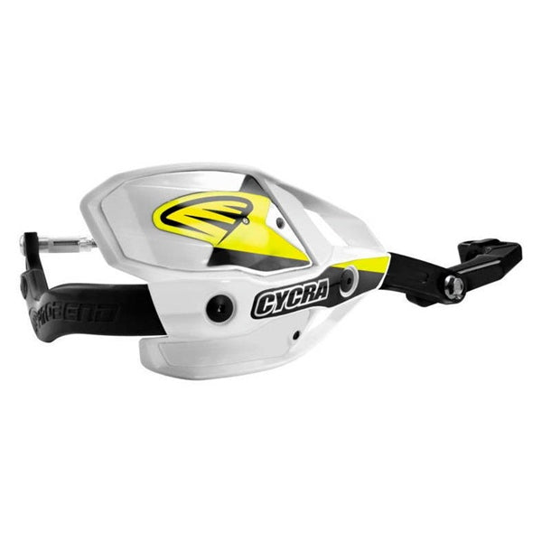 CYCRA HANDGUARD PBEND ULTRA W/CLAMP WH 1CYC-7505-42HCM