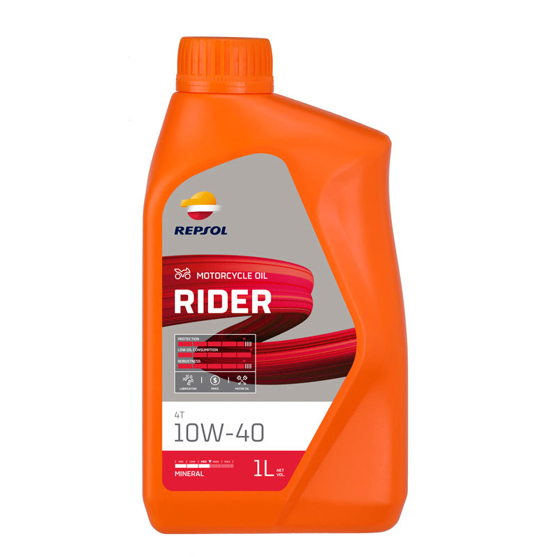 REPSOL REPSOL RIDER 4T 10W40 1L (12/CASE) RPP2130MHC