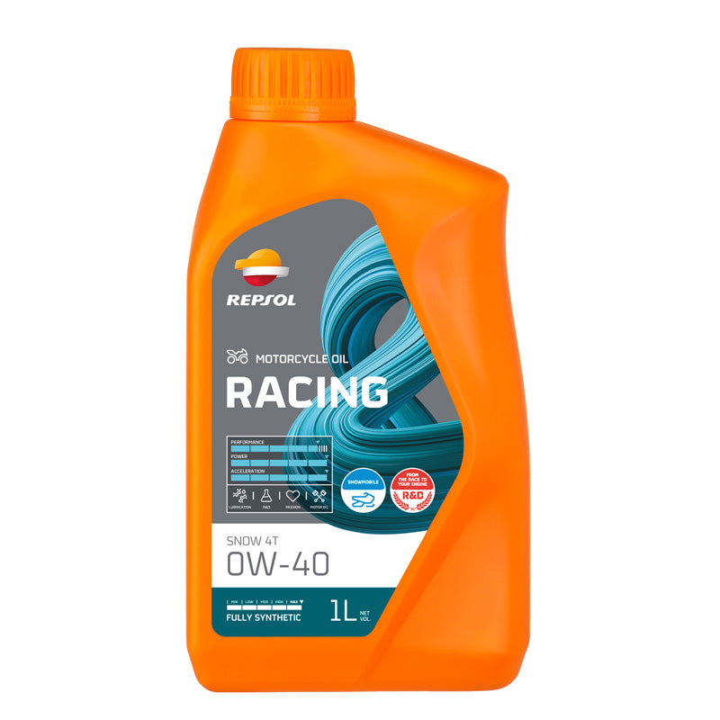 REPSOL REPSOL RACING SNOW 4T 0W40 1L (12/CASE) RPP2007FHC