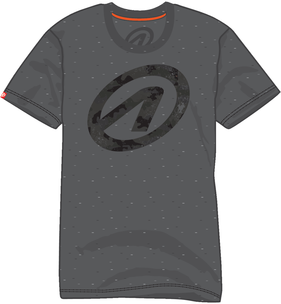 OLYMPIA AUSTIN TEE DARK HEATHER GREY S OM20501 DARK HEATHER GREY S