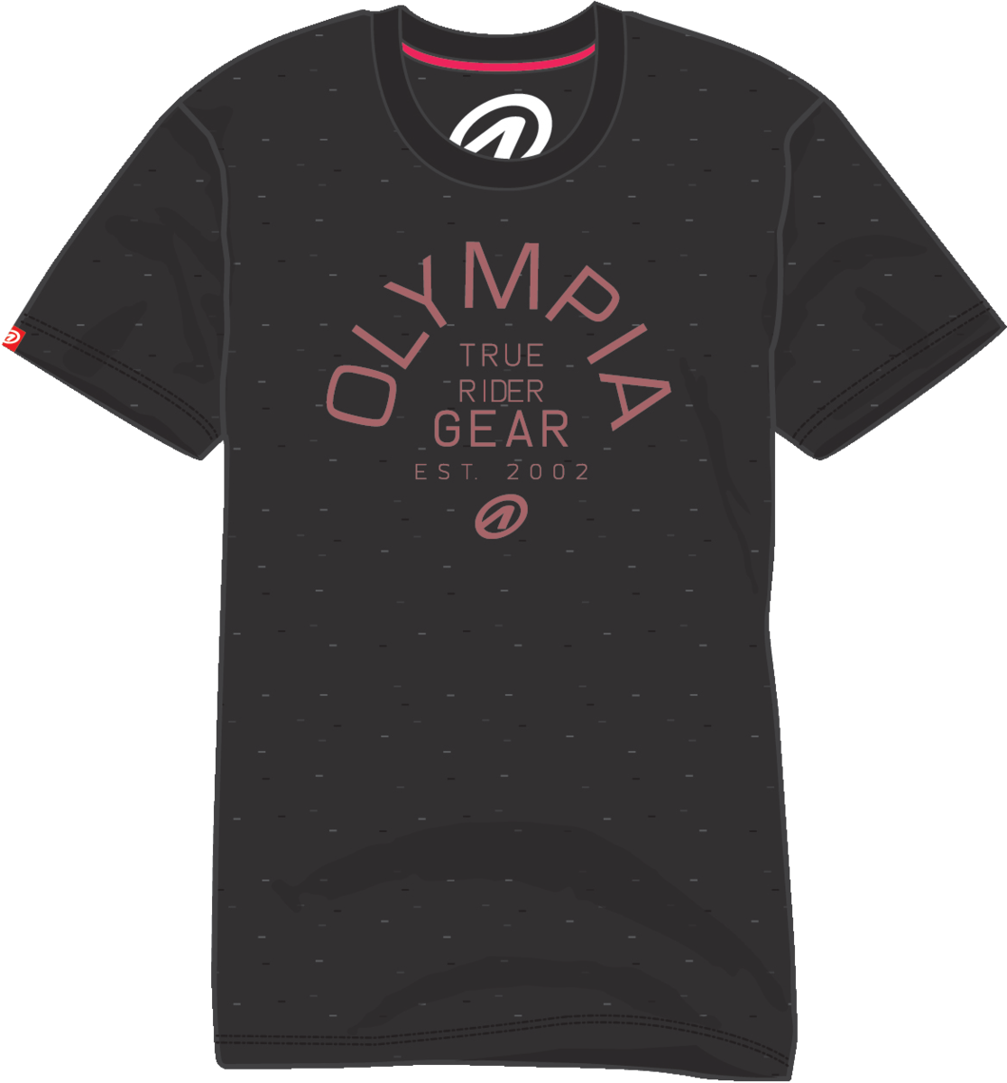OLYMPIA BRIDGEPORT LAD TEE HEATHER BLACK XL OL20502 HEATHER BLK XL