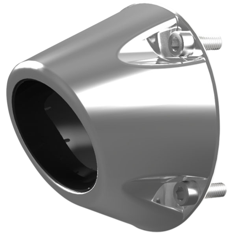 HMF ENGINEERING EURO END CAP - ROUND / HMF  / POLISHED 6996707