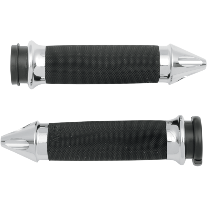 AVON GRIPS 08-19 FLHT CUSTOM SPIKE GRIPS AVON CC-85-CH-SPK-FL