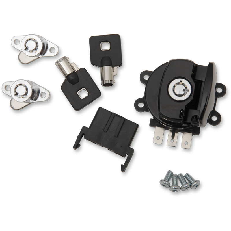 DRAG SPECIALTIES 98-13 FLHR SWITCH IGN W/SB LOCKS BLK E21-0209GB/45