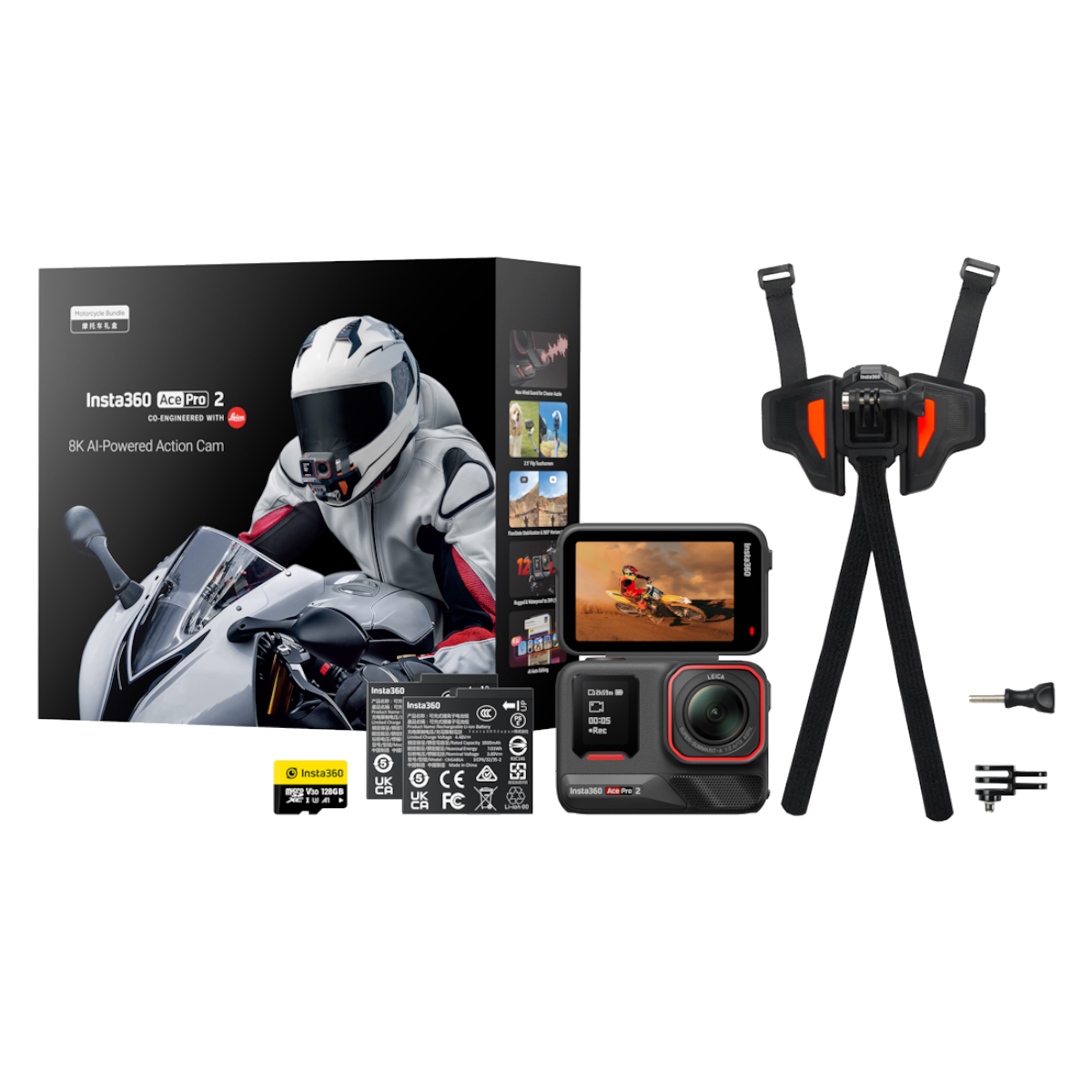 INSTA 360 ACE PRO 2 MOTORCYCLE BUNDLE P.ABG0000101