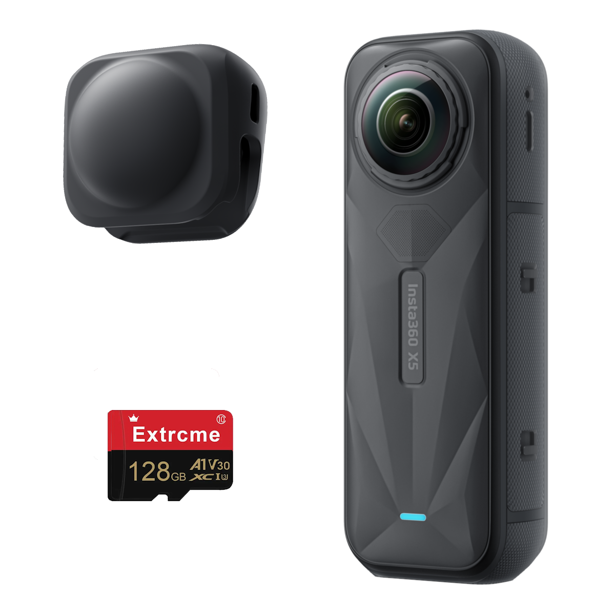 INSTA 360 X5 CAMERA + MEM CARD + LENS CAP P.AAH0000101