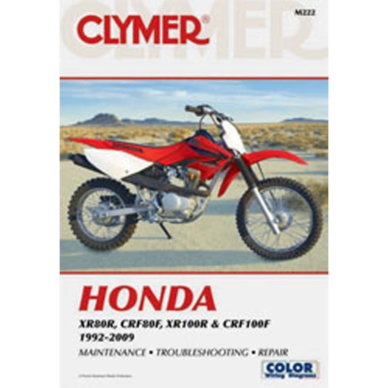 CLYMER HONDA XR80R CRF80F XR100R AMP; CRF100F 1992-200 CM222