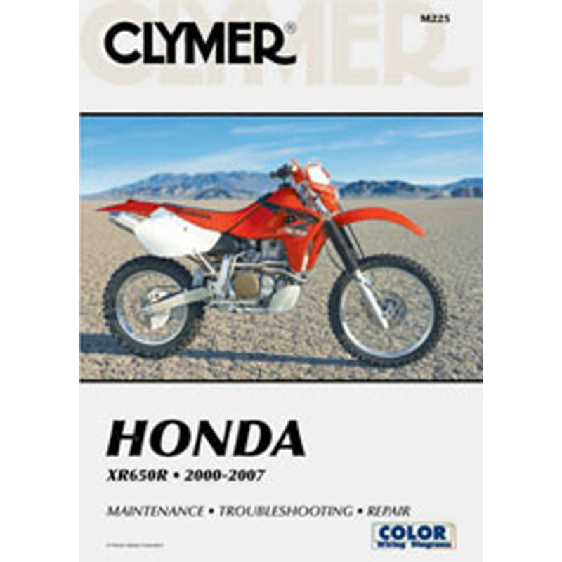 CLYMER HONDA XR650R 2000-2007 CM225