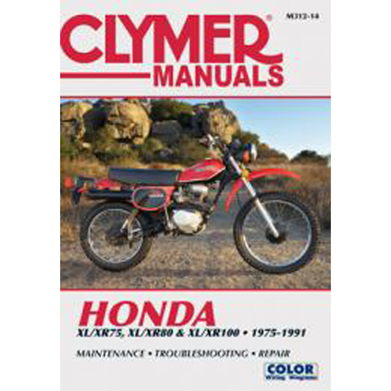 CLYMER CLYMER HONDA XL/XR75 XL/XR80 AMP; XL/XR100 75-91 CM31214