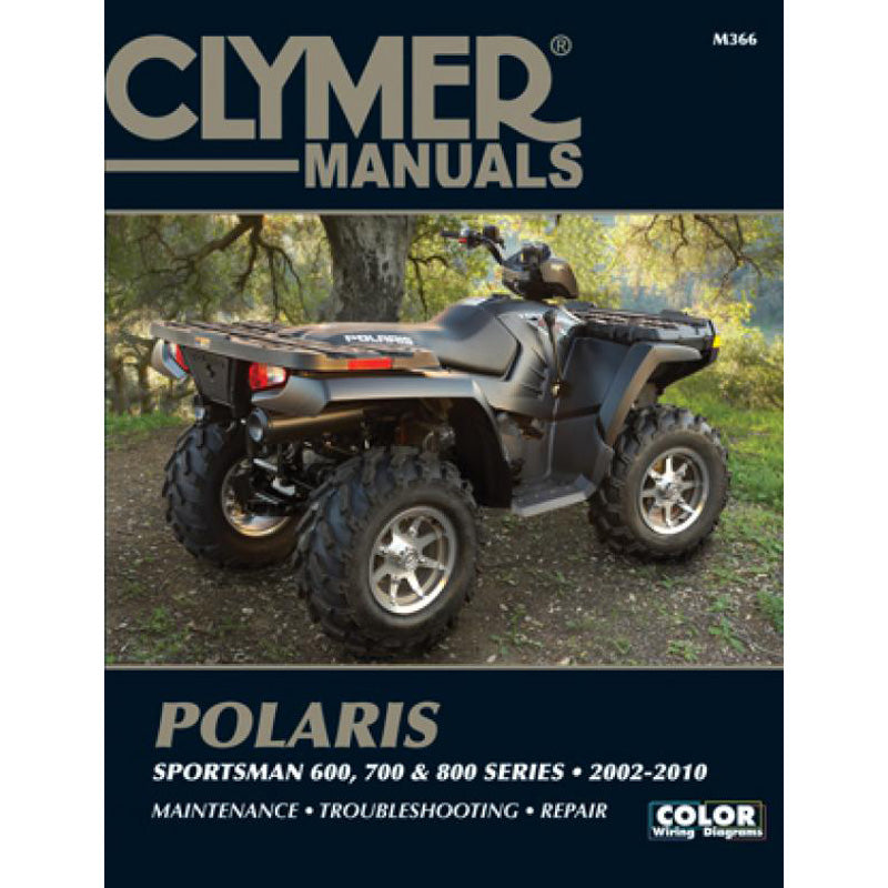 CLYMER POLARIS SPORTSMAN 600 700 AMP; 800 SERIES 02-10 CM366