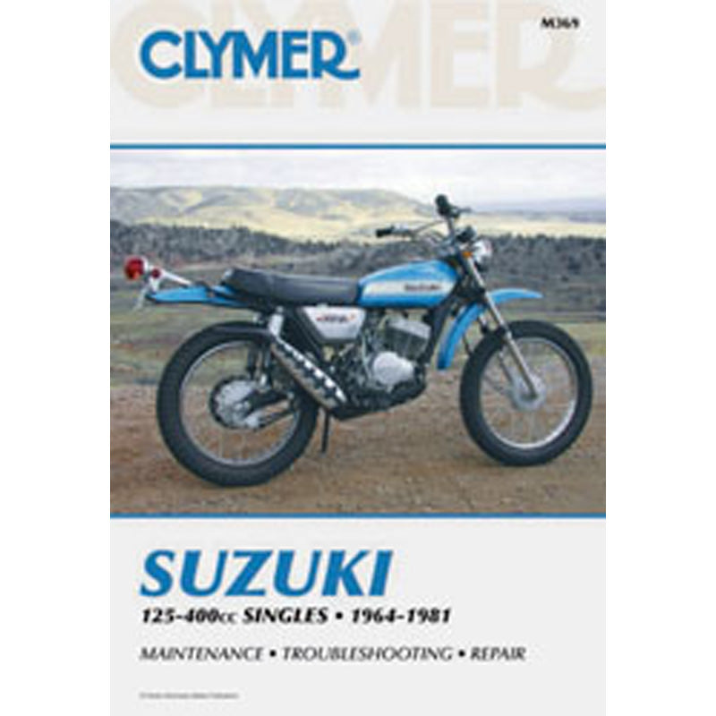 CLYMER SUZ 125-400CC SINGLES 64-81 CM369
