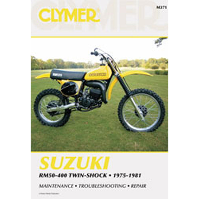 CLYMER SUZ RM50-400 TWIN-SHOCK 75-81 CM371