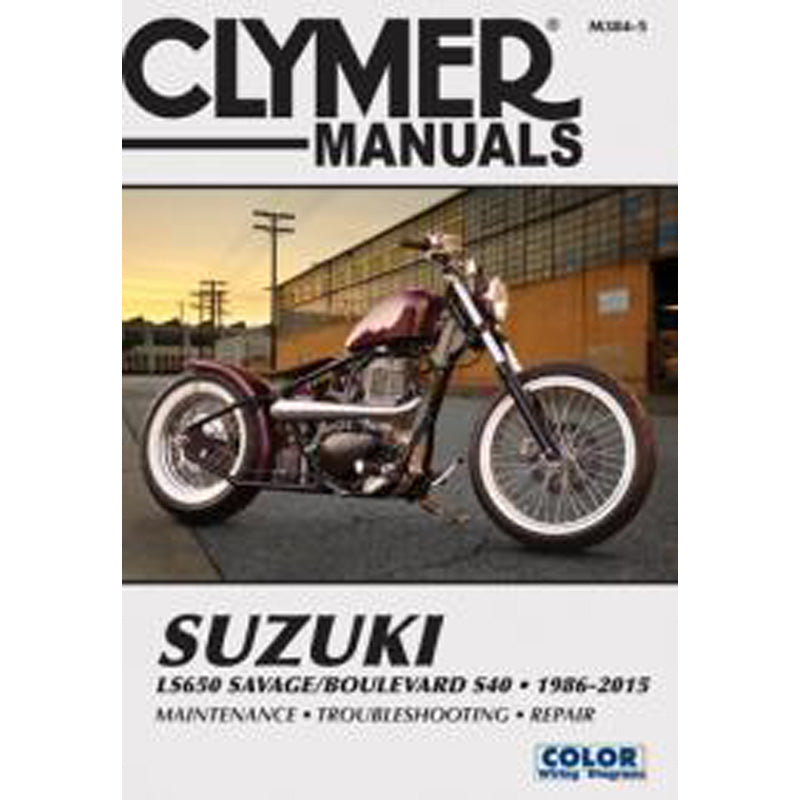 CLYMER SUZUKI LS650 SAVAGE/BOULEVARD S40 1986-2015 CM3845