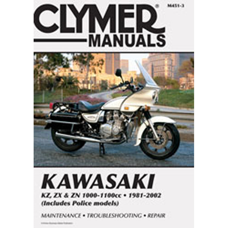 CLYMER KAWASAKI KZ ZX AMP; ZN 1000-1100CC 81-02 CM4513