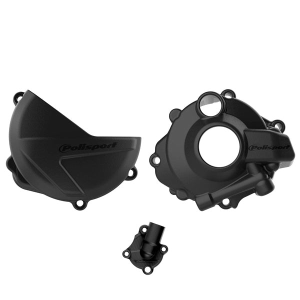 POLISPORT CLUTCH KIT+IGNITION COVER BK HON 90957