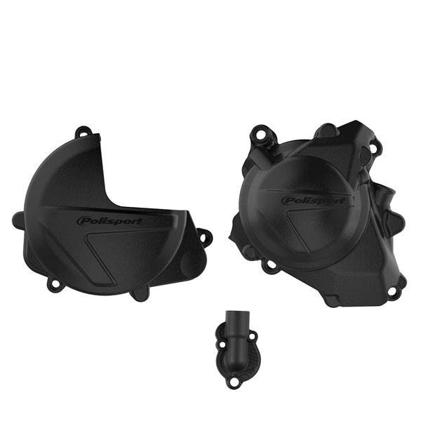 POLISPORT CLUTCH KIT+IGNITION COVER BK HON 90961