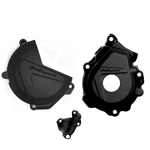 POLISPORT CLUTCH KIT+IGNITION COVER BK KTM/HUSQV 90974