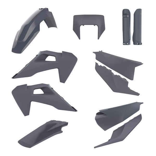 POLISPORT PLASTIC KIT COMP GY HUSQV 91120