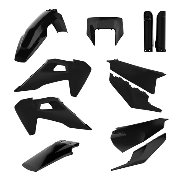 POLISPORT PLASTIC KIT COMP BK HUSQV 91125
