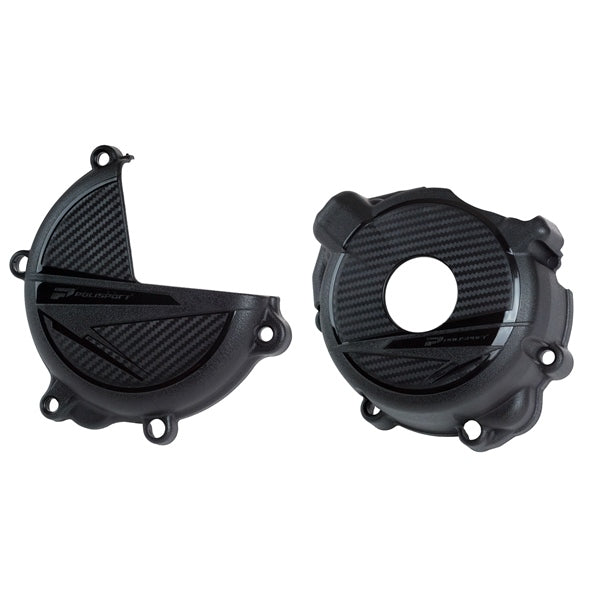 POLISPORT CLUTCH KIT+IGNITION COVER BK SUZ 91319
