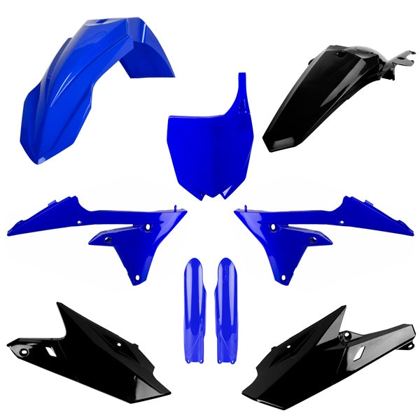 POLISPORT PLASTIC KIT COMP BL/BK YAM 91407
