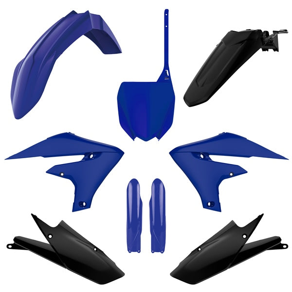 POLISPORT PLASTIC KIT COMP BL/BK YAM 91411